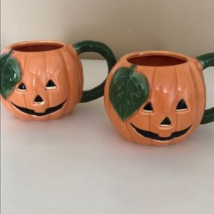 Vintage Pumpkin mugs